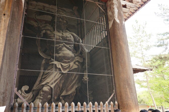 東大寺南大門の金剛力士像（吽形）