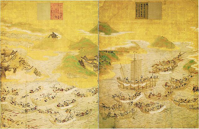 壇ノ浦の戦いを簡単にわかりやすく解説するよ 安徳天皇の入水と源義経の活躍など まなれきドットコム