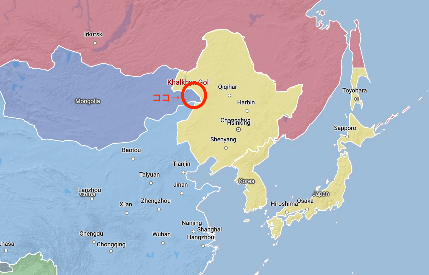 ノモンハン事件とは?地図・場所・原因・勝敗をわかりやすく解説 | まなれきドットコム