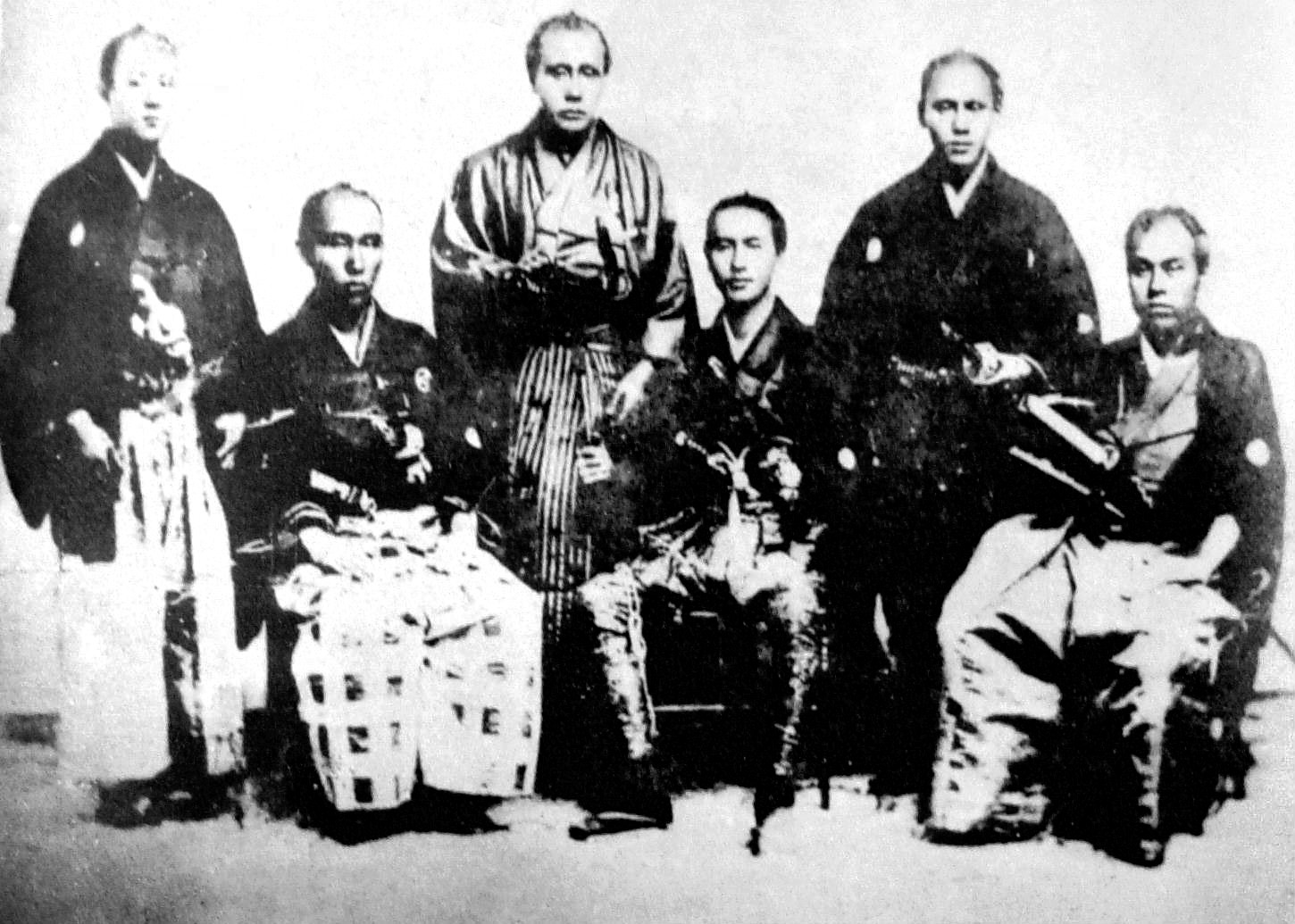 咸臨丸で渡米した幕府使節団メンバー（1860年）