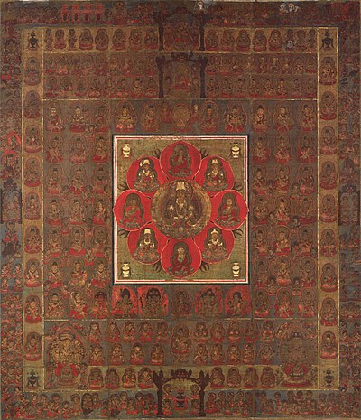 胎蔵界曼荼羅(奈良国立博物館蔵)