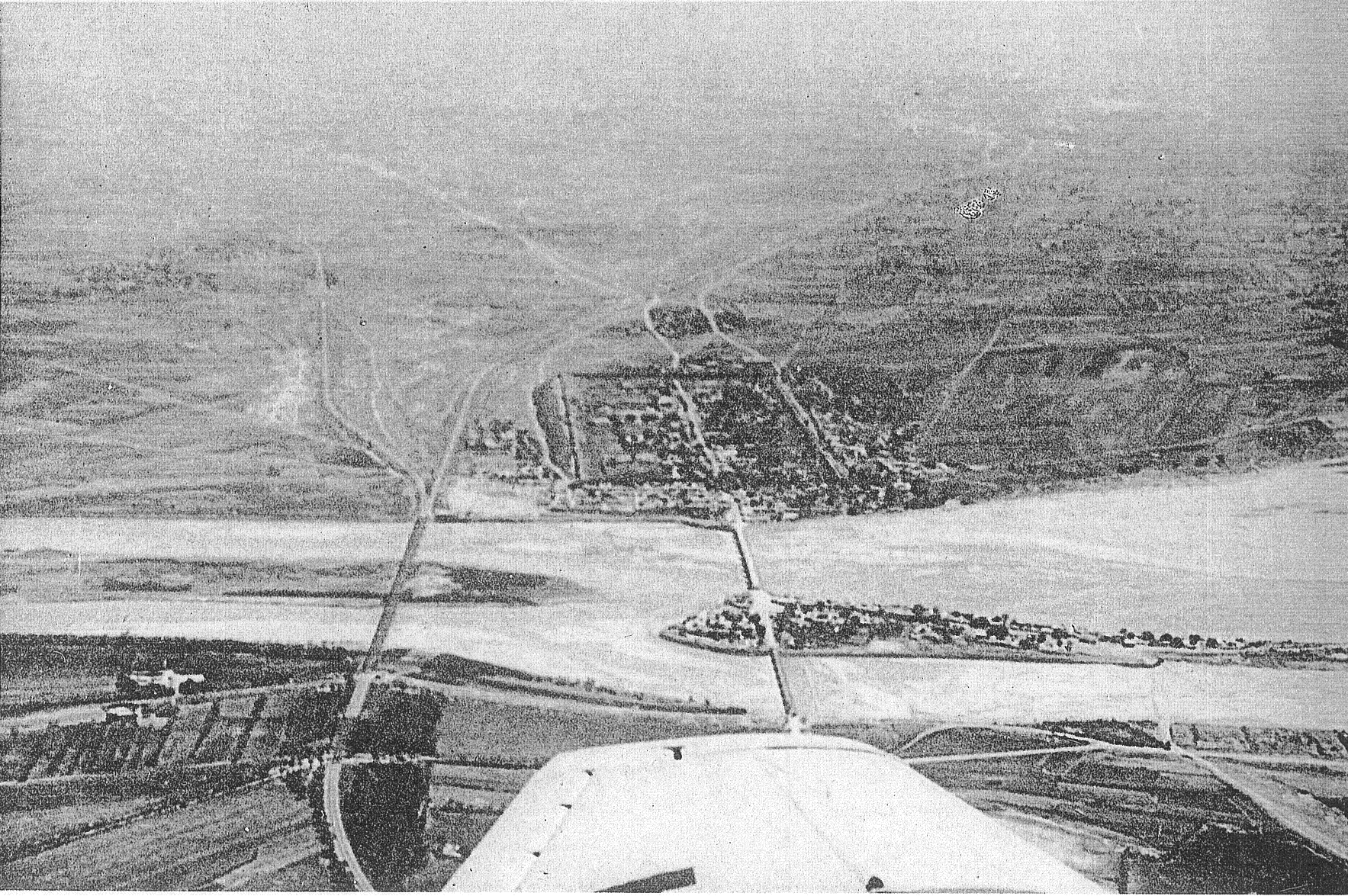 盧溝橋の航空写真