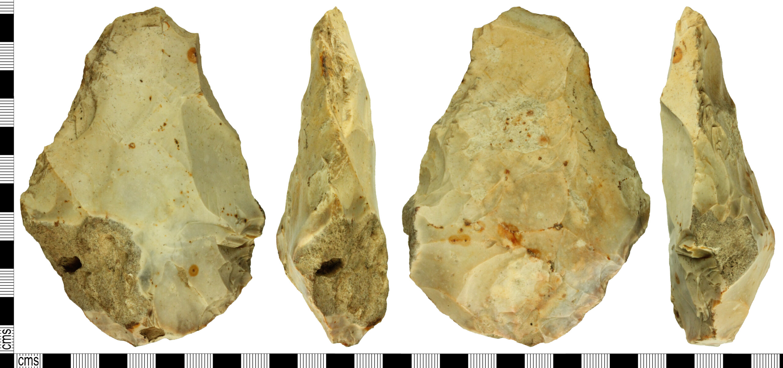 旧石器時代の握斧（アシュール式ハンドアックス）