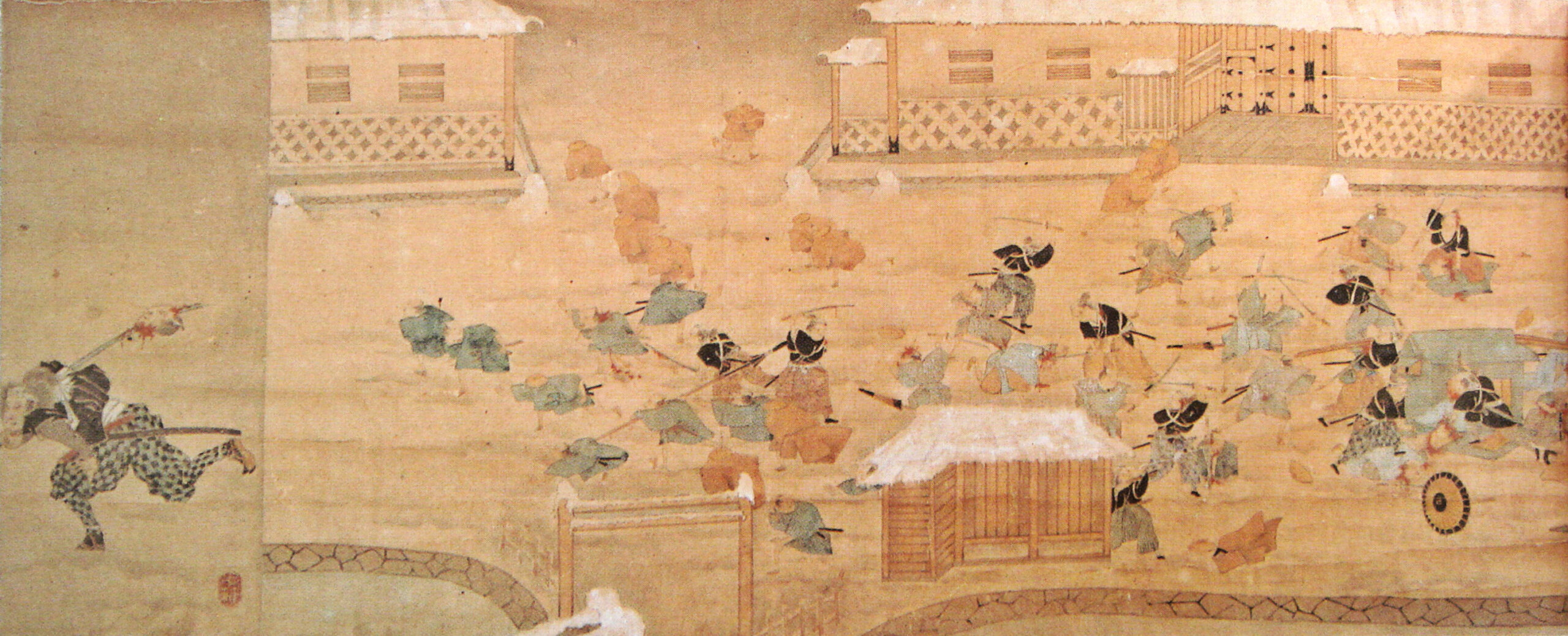 桜田門外の変を描いた絹本画（1860年）