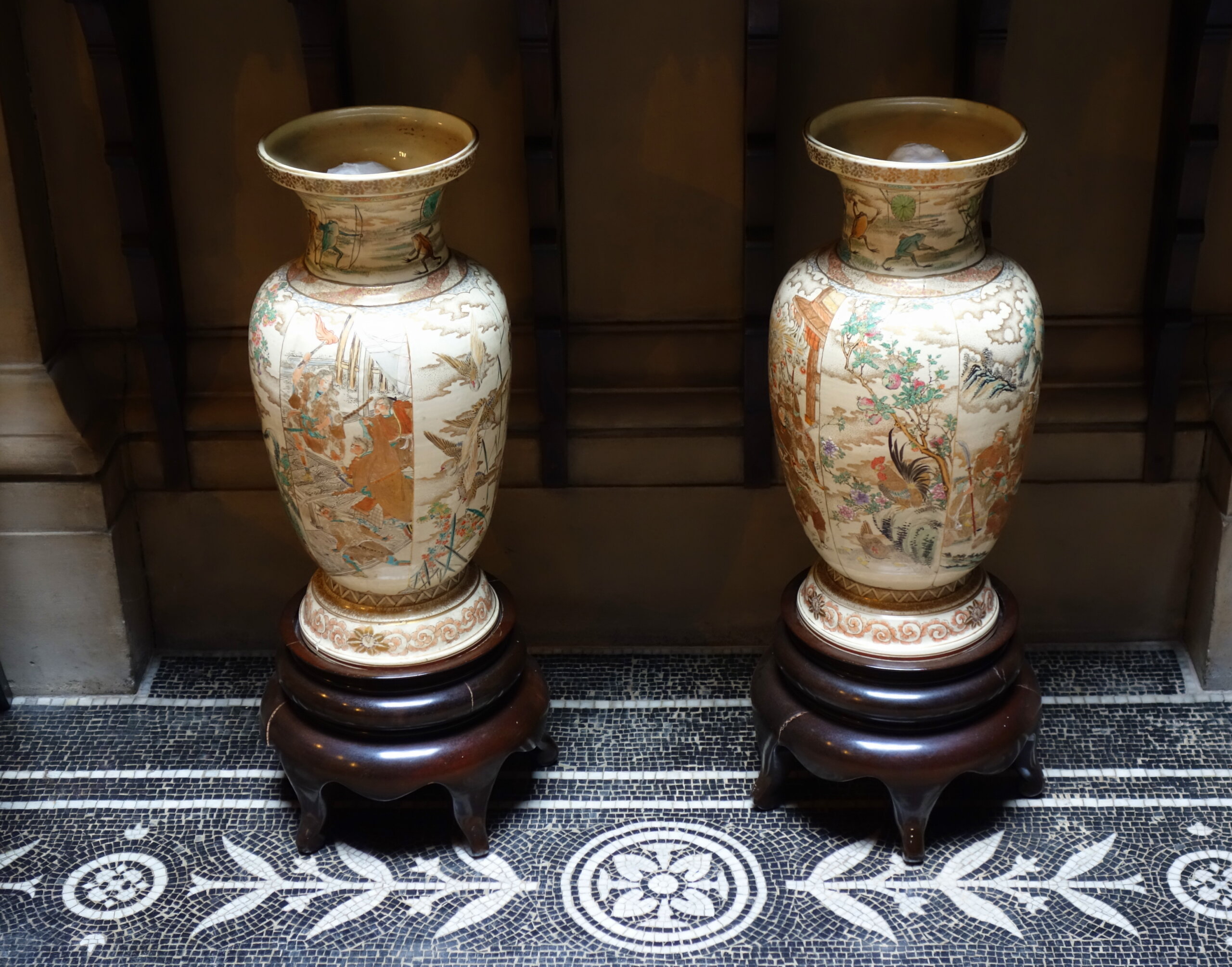 薩摩焼の陶器（明治時代）