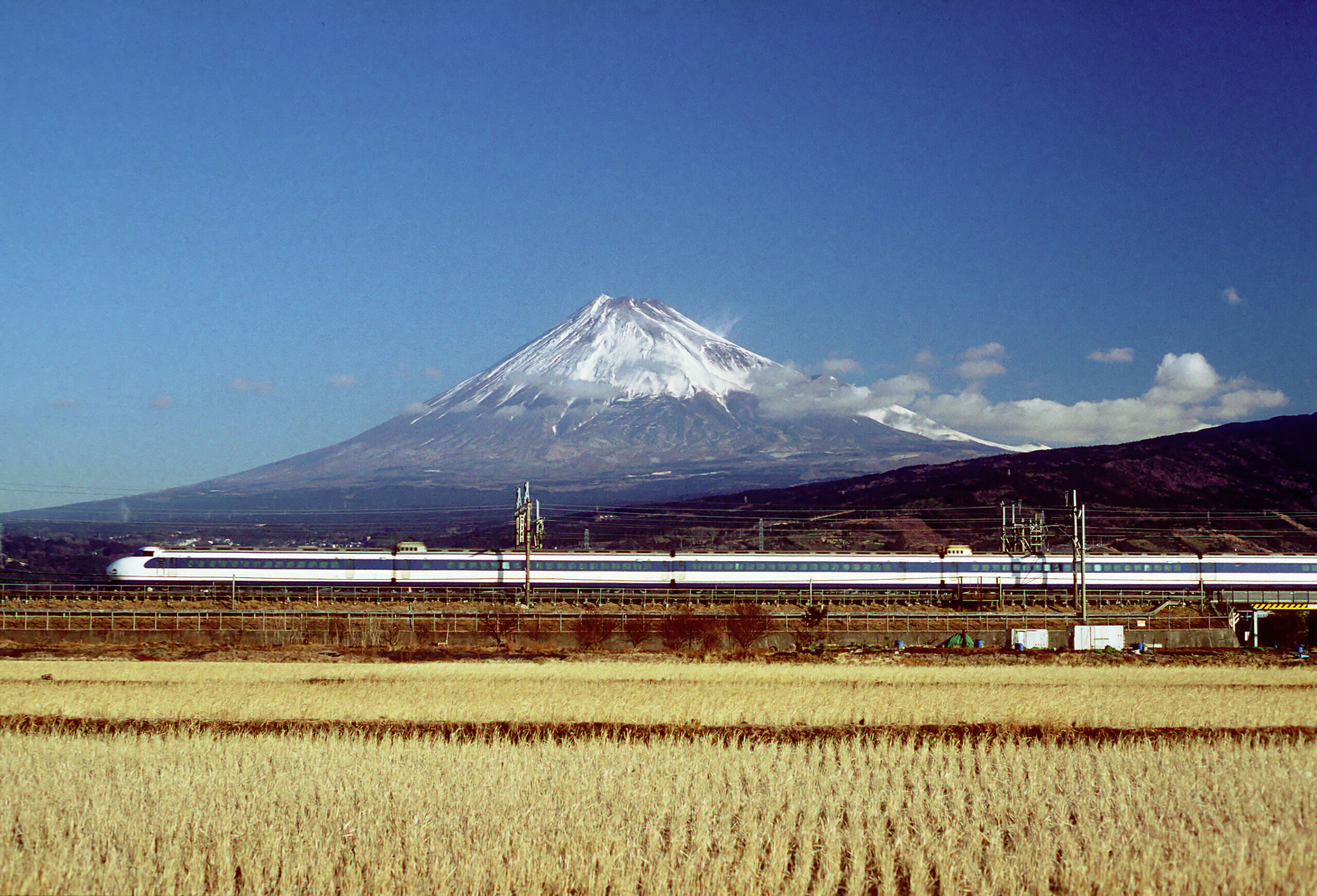 東海道新幹線と富士山