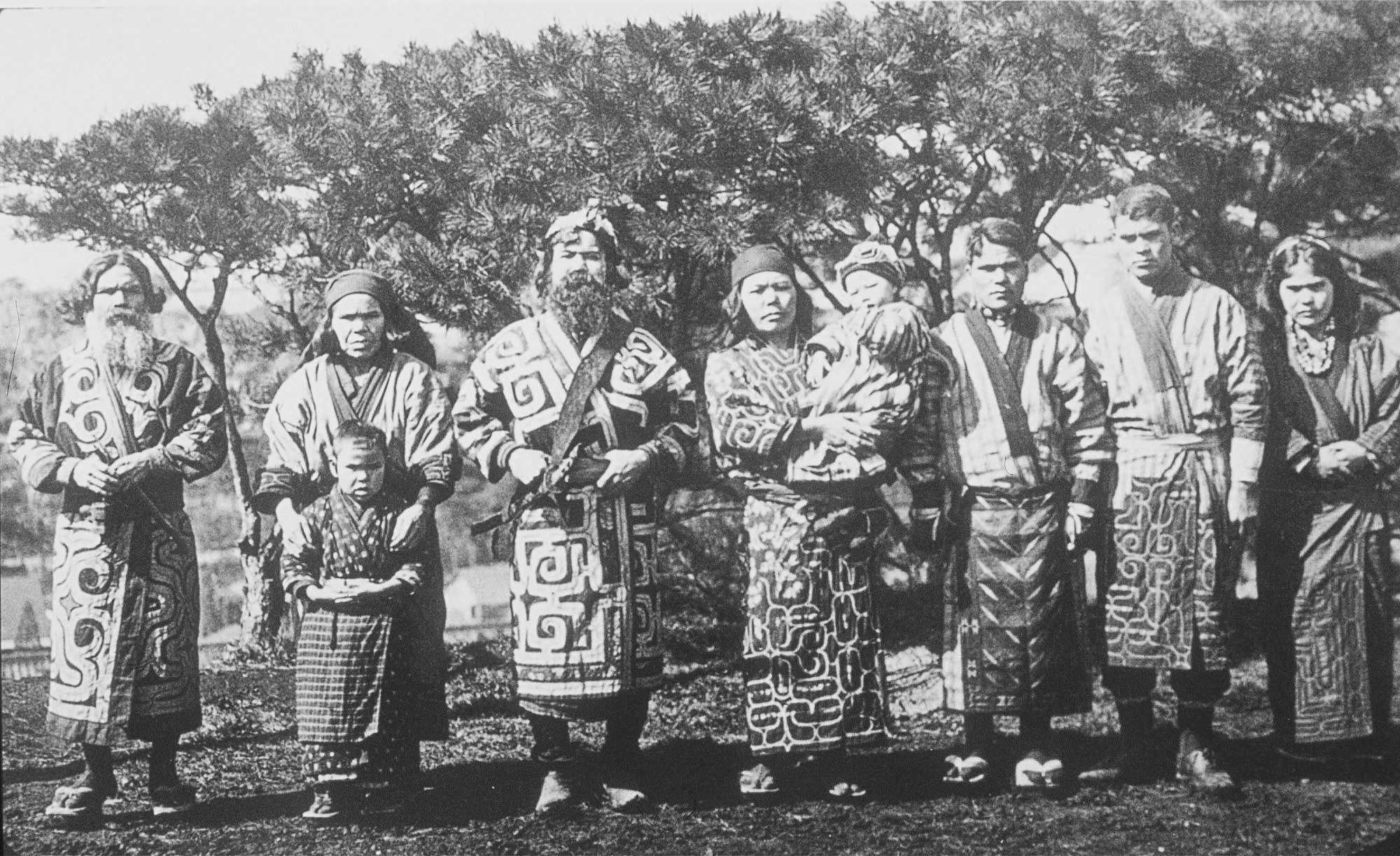 アイヌの人々（1904年撮影）