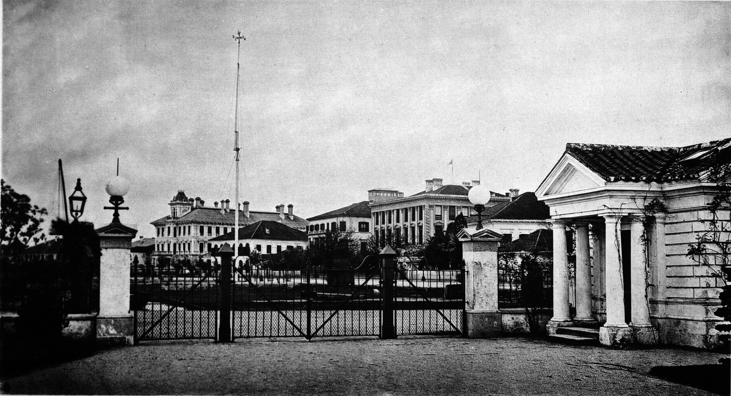 1872年頃の上海バンド