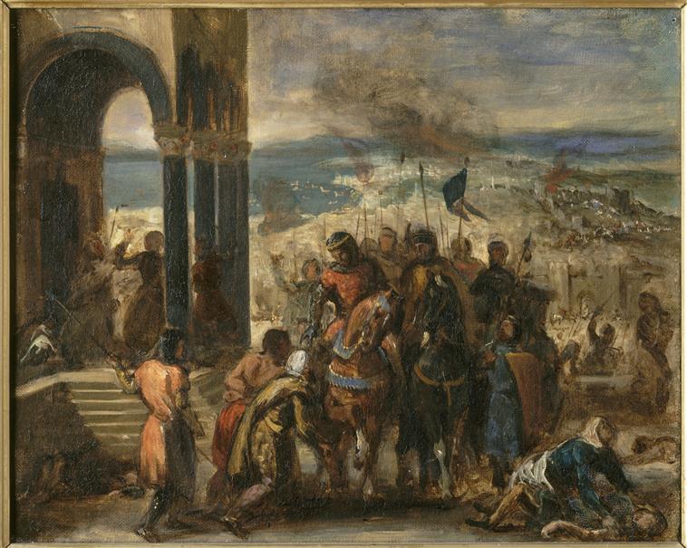 第4回十字軍によるコンスタンティノープルの略奪(1204年)