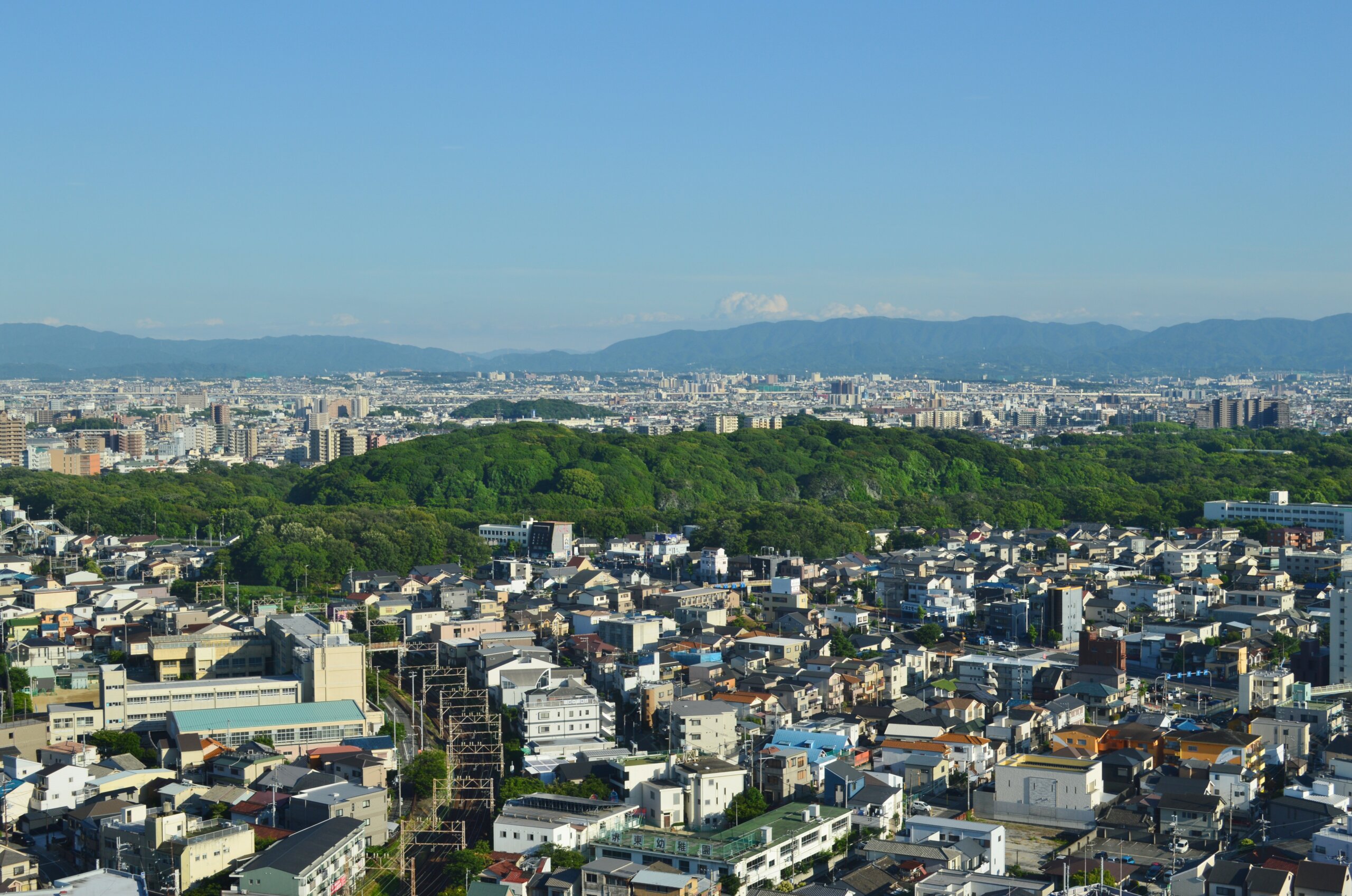大仙陵古墳（仁徳天皇陵）の航空写真