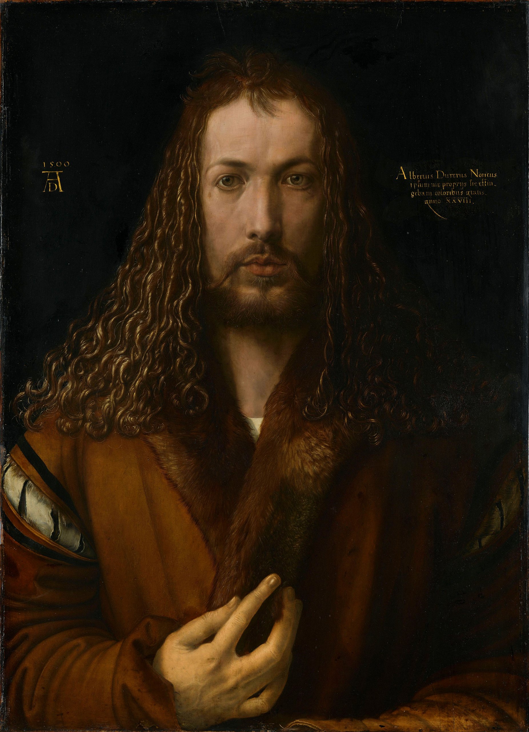 アルブレヒト・デューラーの自画像(1500年)