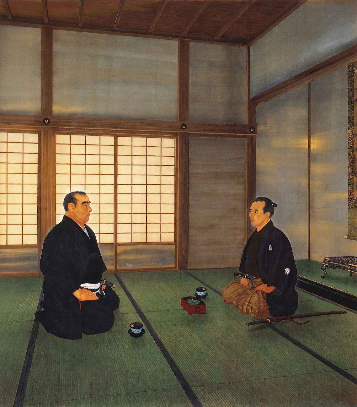 江戸城無血開城の絵画