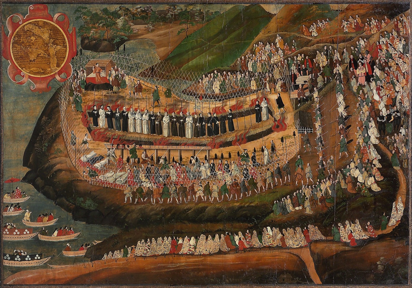 元和の大殉教(1622年・長崎)を描いた絵画