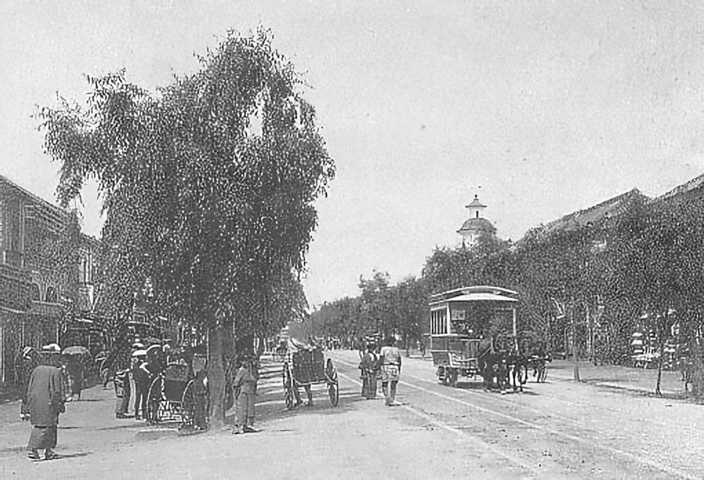 1880年代の銀座の実写写真