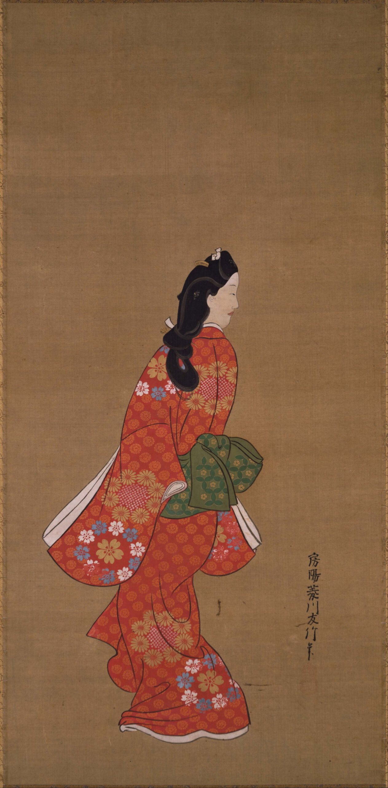 菱川師宣「見返り美人図」浮世絵の代表作
