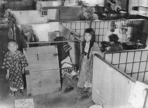 関東大震災後の避難所の様子