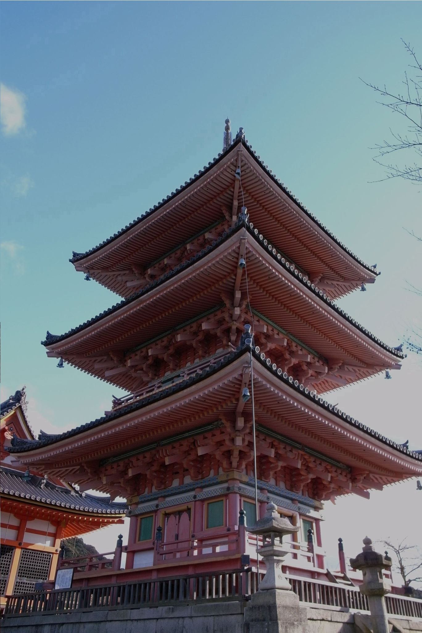 清水寺の三重塔