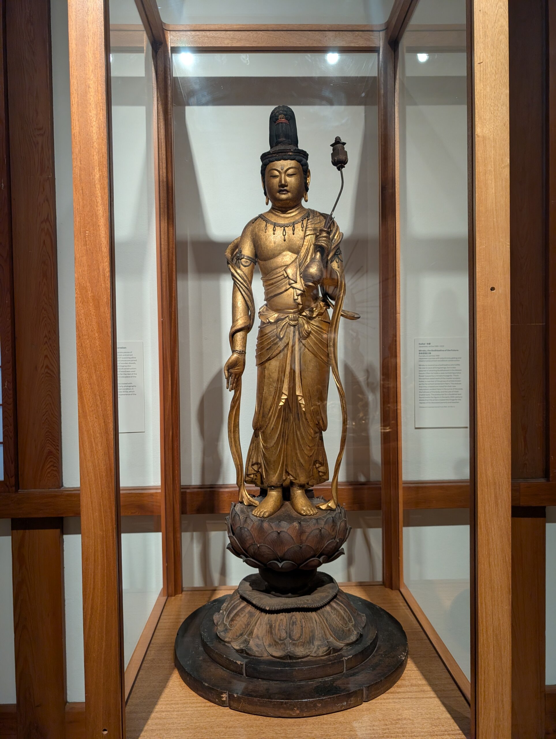 快慶作・弥勒菩薩立像（ボストン美術館蔵・1189年）