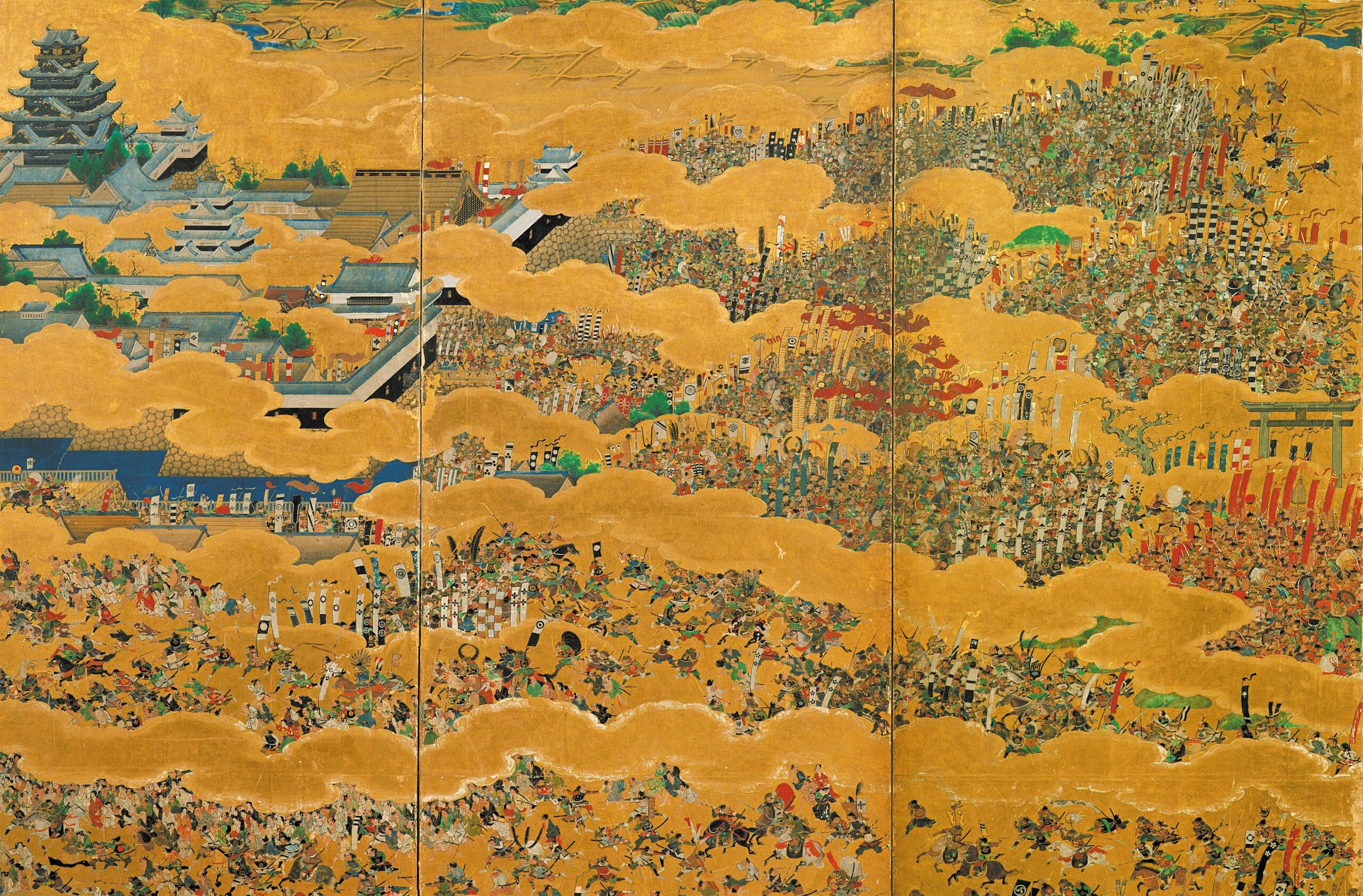 大坂夏の陣図屏風(1615年)