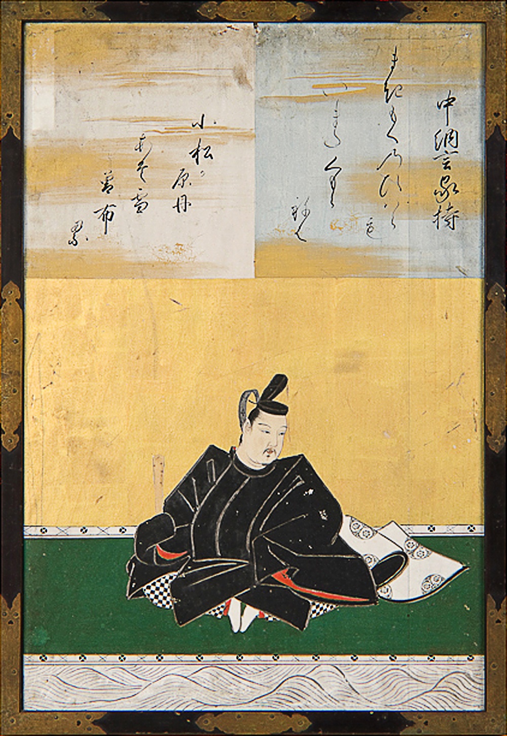 大伴家持の肖像(狩野探幽『三十六歌仙額』)