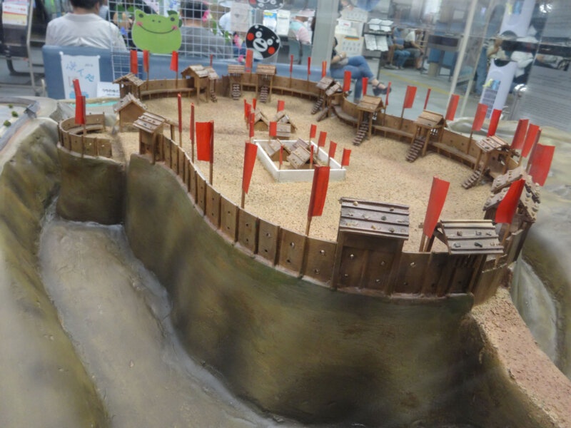 真田丸の復元模型