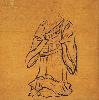 親鸞聖人 鏡の御影（西本願寺蔵・13世紀・国宝）