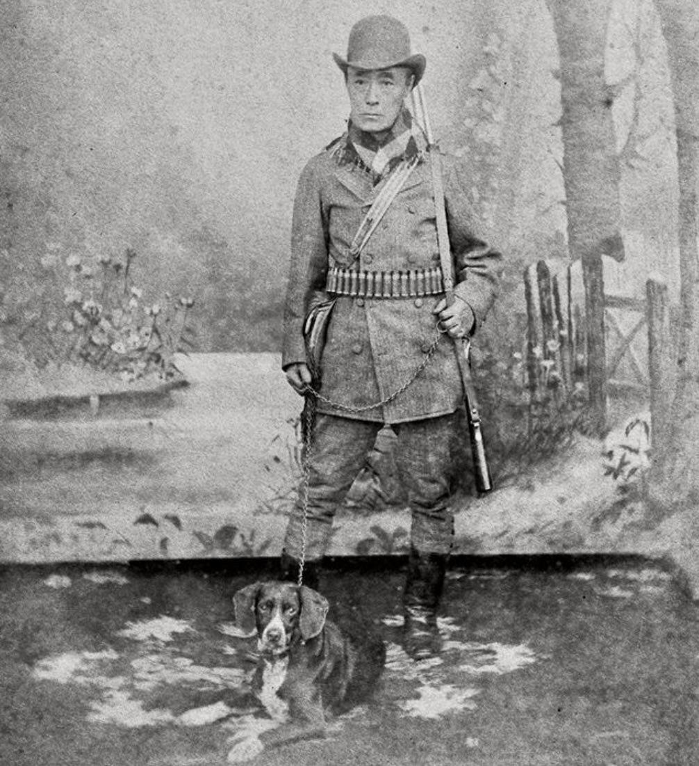 狩猟服姿の徳川慶喜（静岡時代）