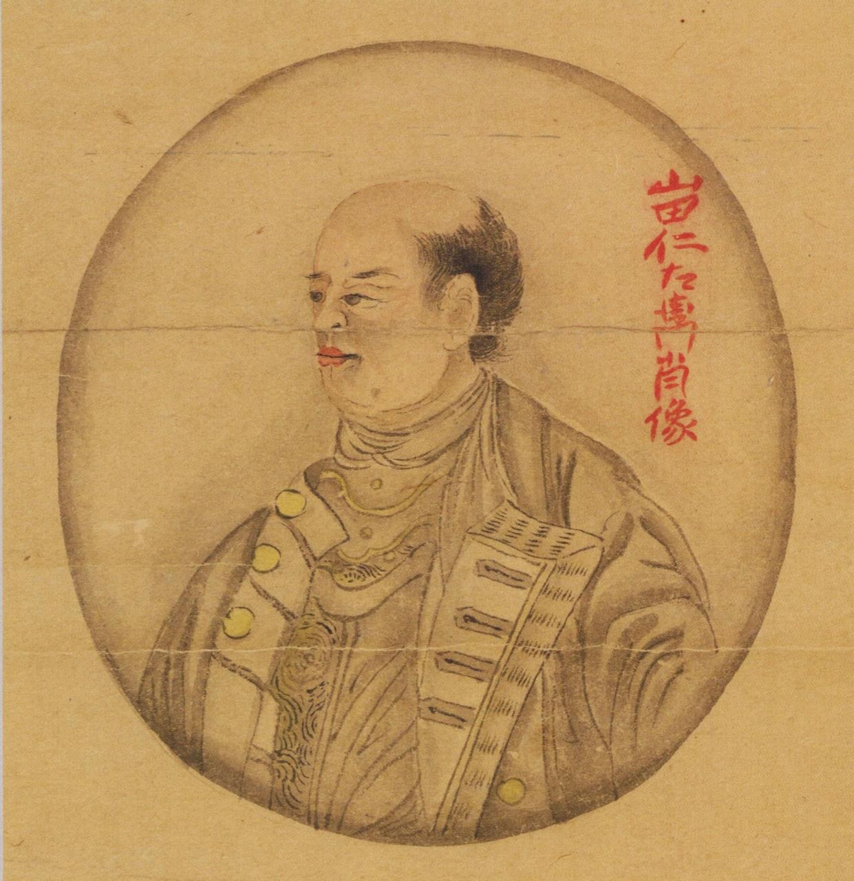 山田長政 肖像画(静岡浅間神社蔵)