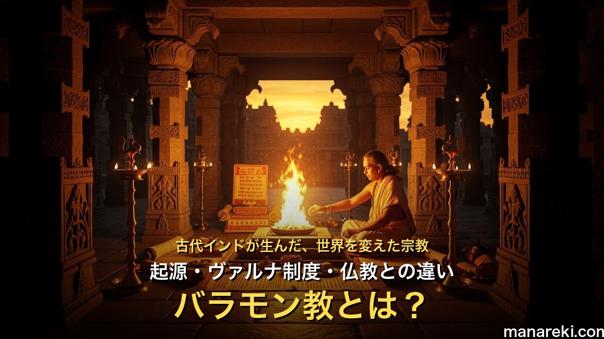 バラモン教とは?古代インドの宗教・起源・仏教との違い