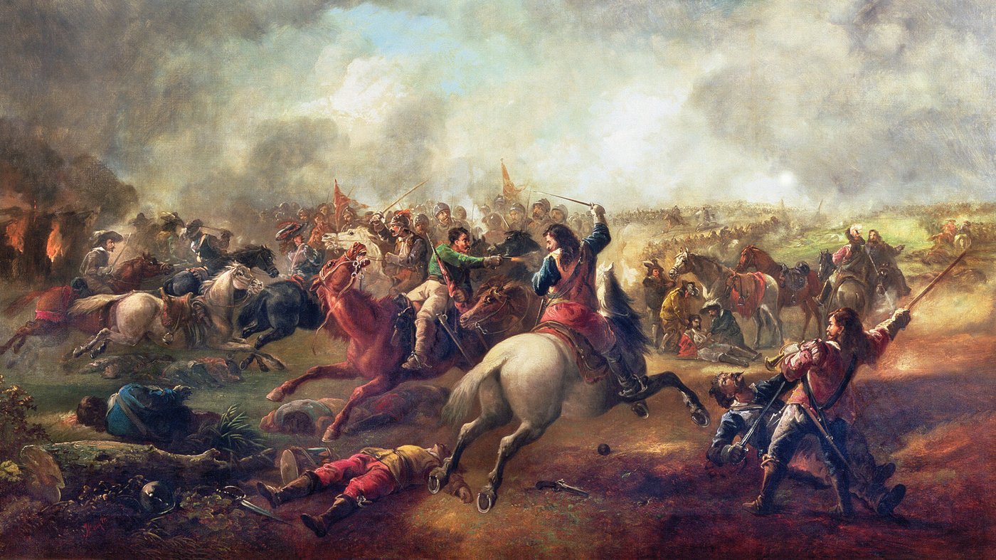 マーストン・ムアの戦い（1644年、ジョン・バーカー作）