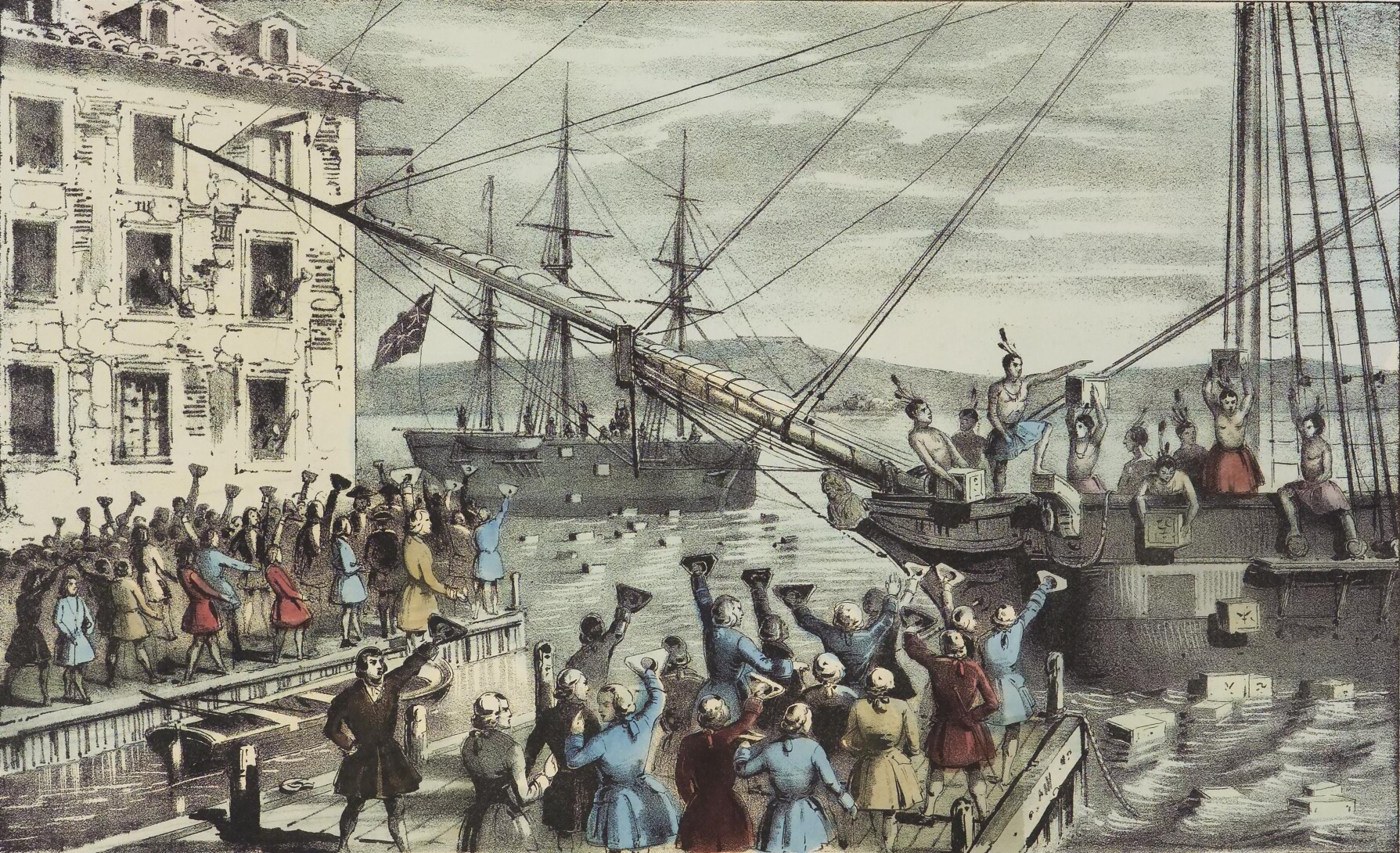 ボストン茶会事件 1773年