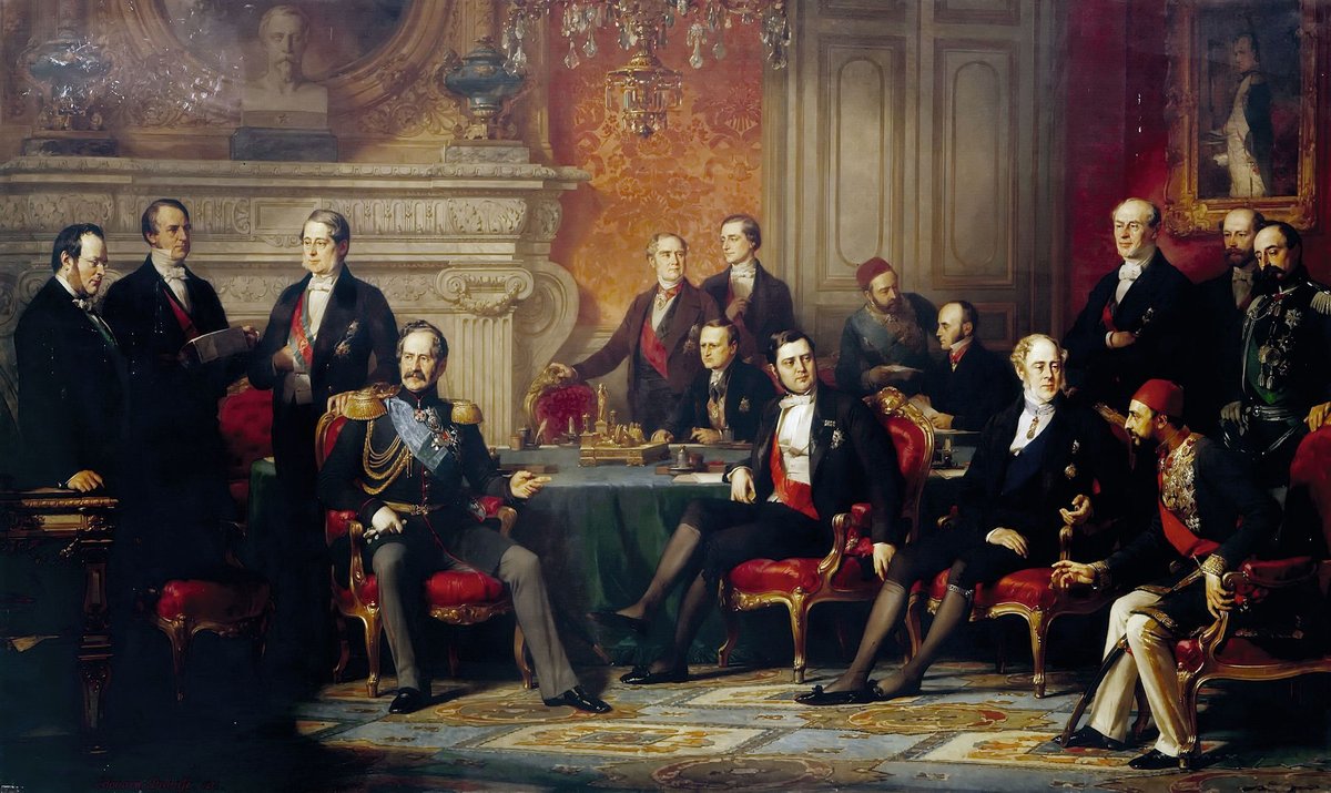 1856年パリ会議の絵画