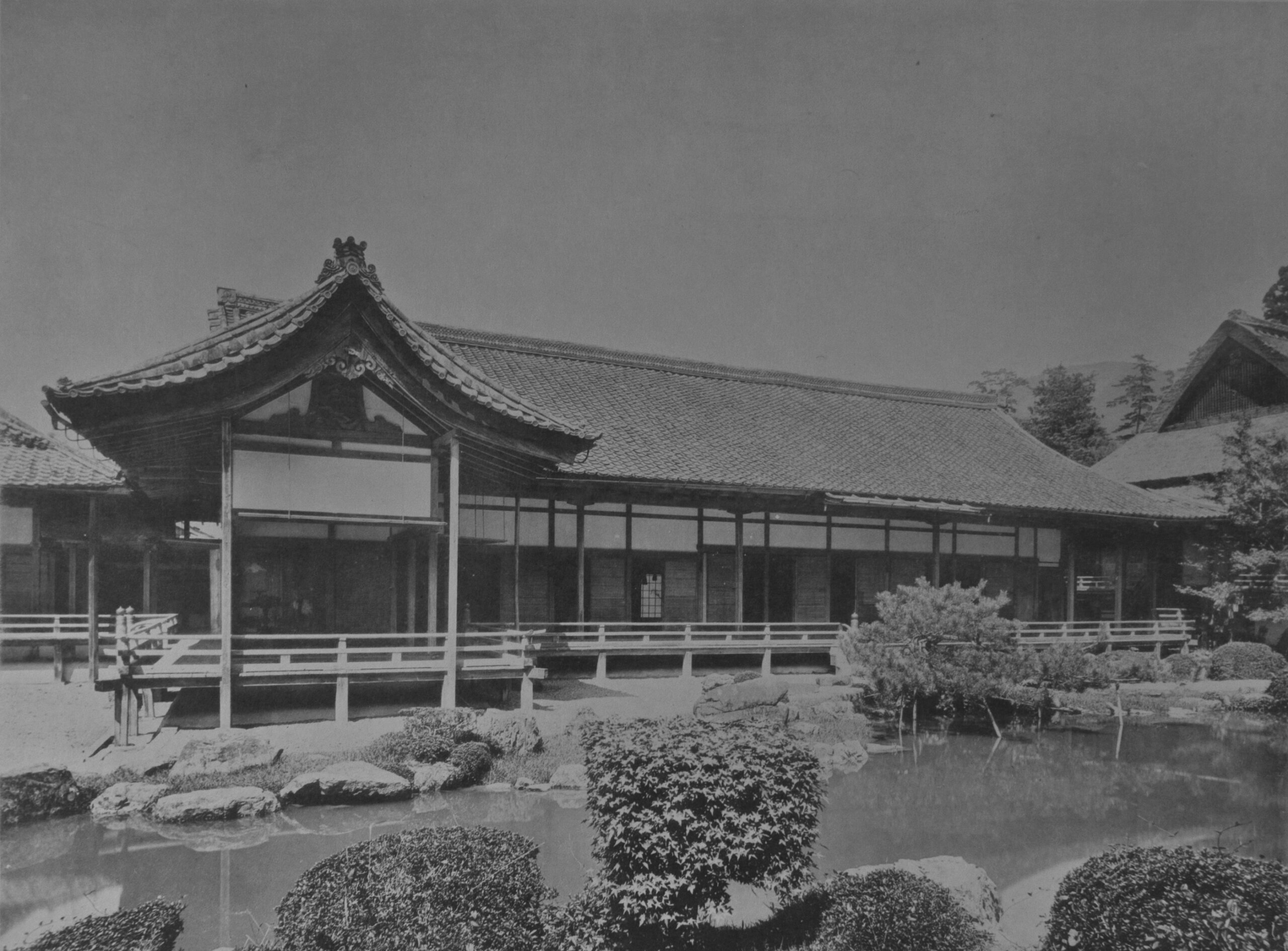 三宝院の主書院(1915年撮影)