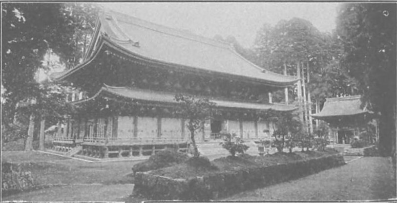 比叡山延暦寺の根本中堂を描いた古図
