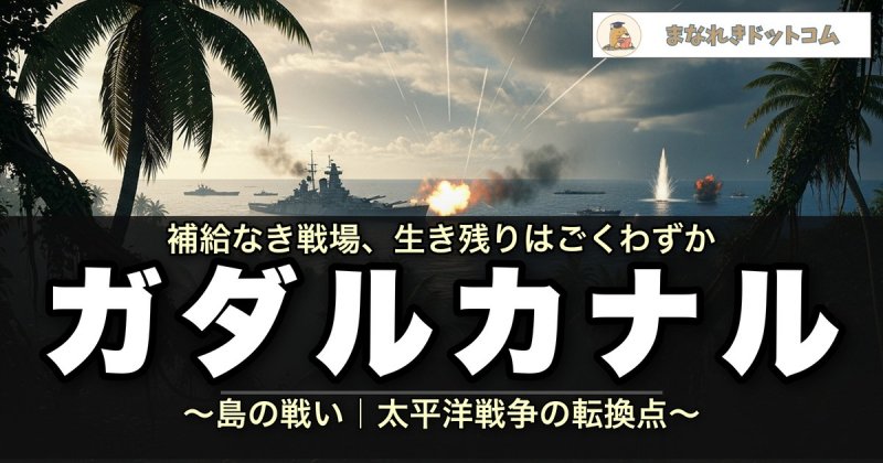 ガダルカナル島の戦いとは?敗因・生き残りをわかりやすく解説 | まなれきドットコム