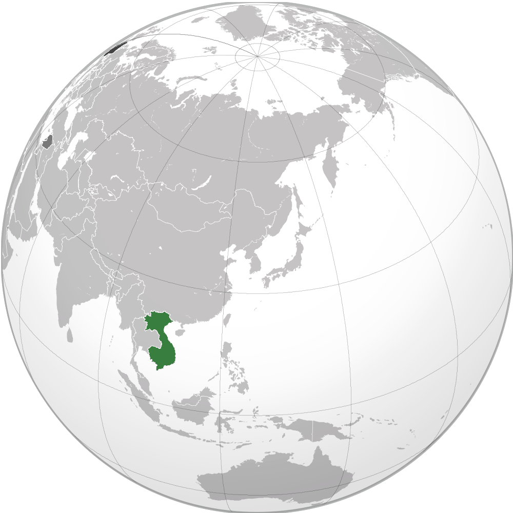 フランス領インドシナの地図