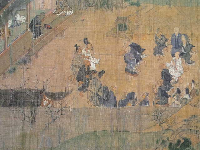 一遍聖絵に描かれた踊り念仏の場面