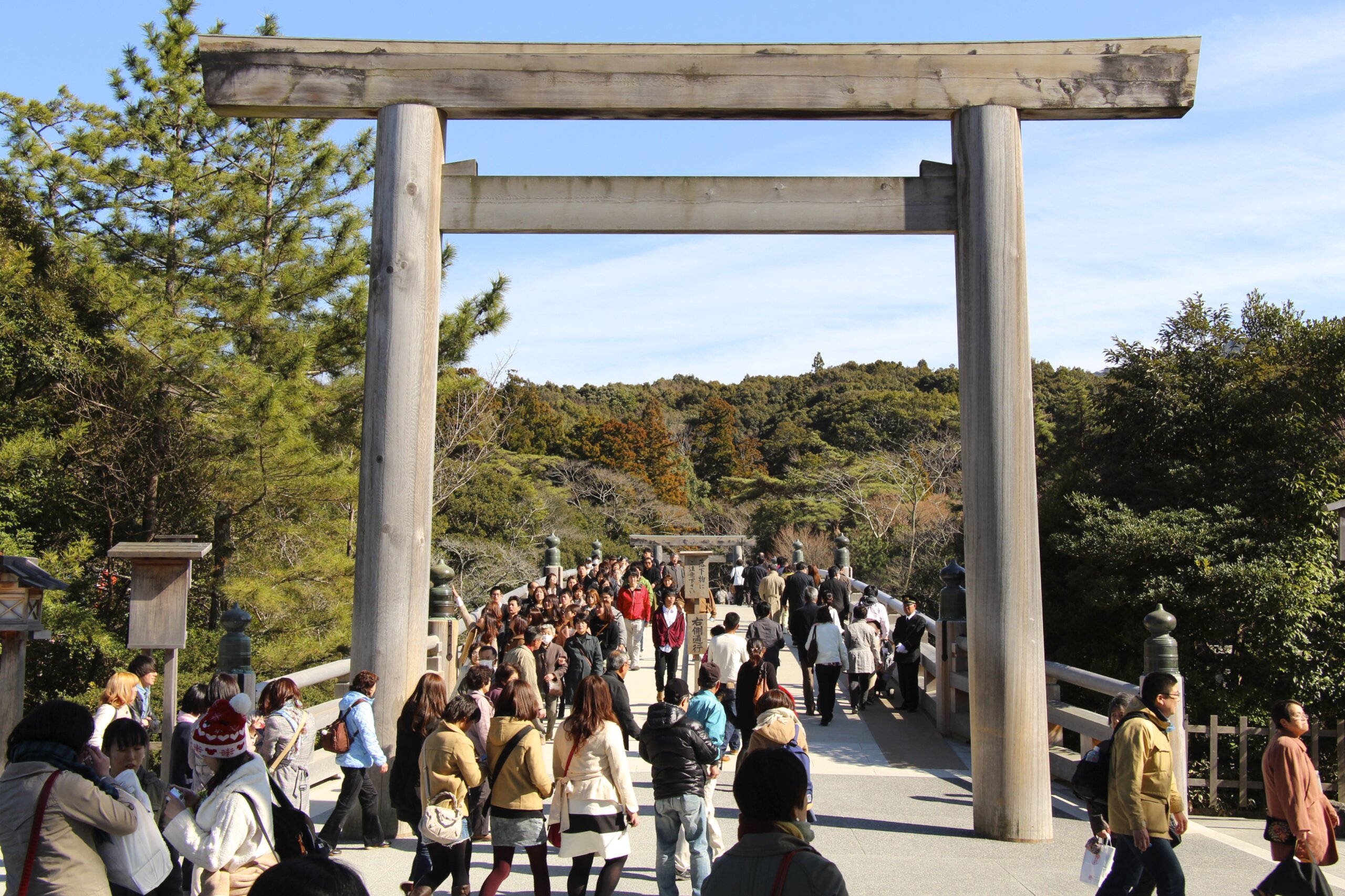 内宮・正宮(天照大御神をお祀りする最も格式高い社)