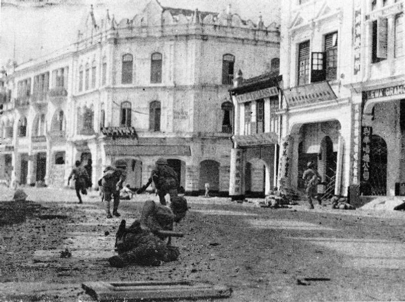 クアラルンプール入城 日本軍 1942年 マレー作戦 電撃南下