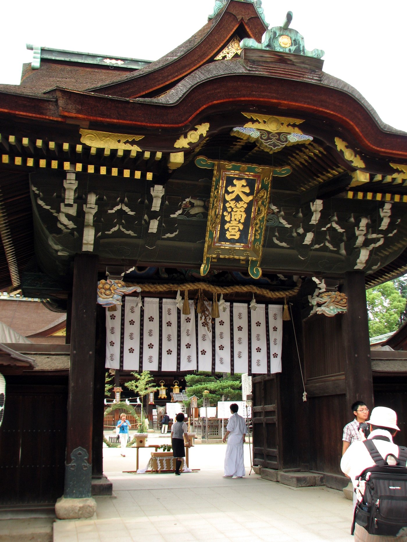 北野天満宮 境内の参道