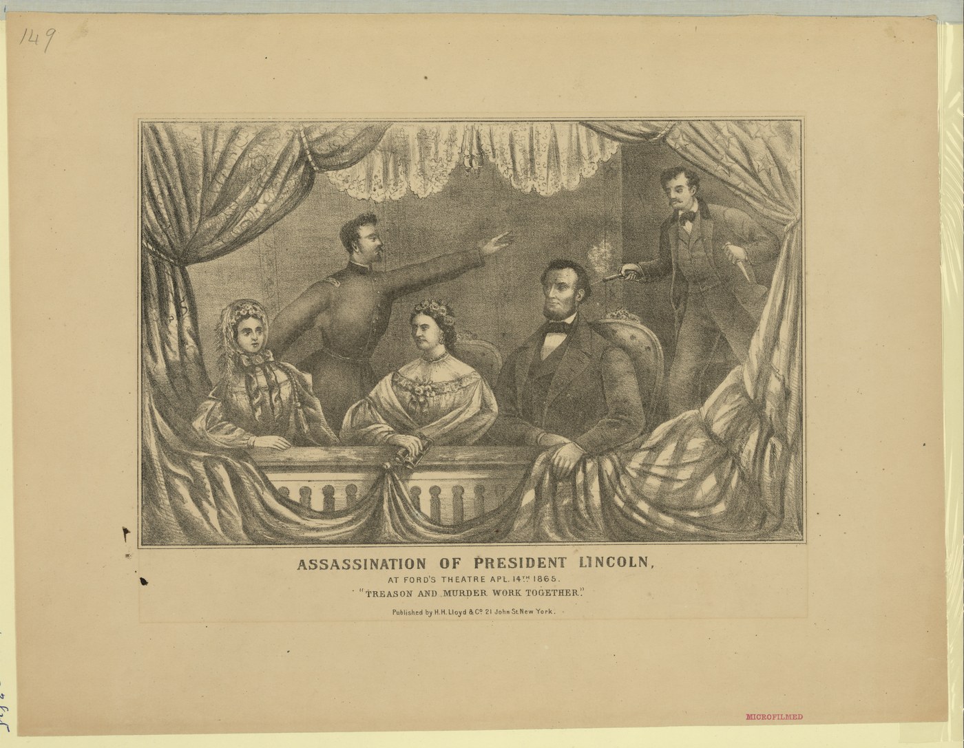 フォード劇場におけるリンカーン暗殺(1865年)