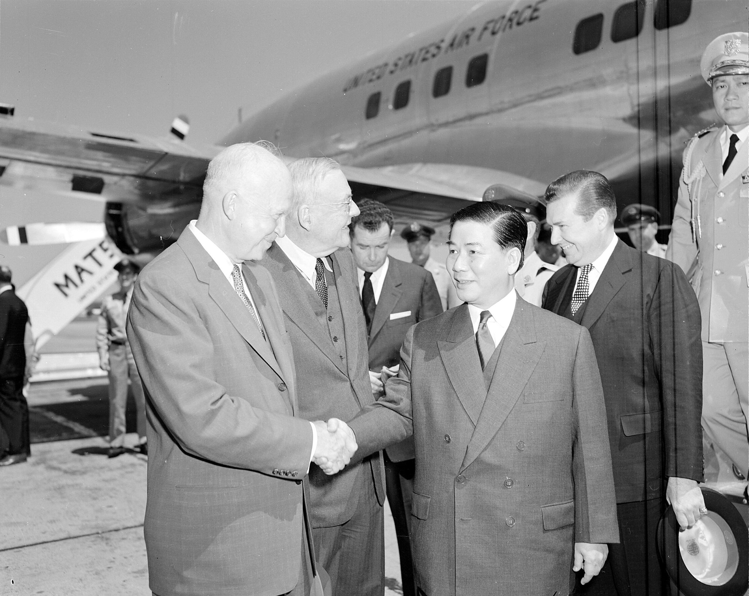 アイゼンハワー大統領とゴ・ジン・ジェム南ベトナム大統領の会談(1957年)