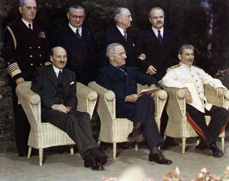 ポツダム会談の写真（1945年）