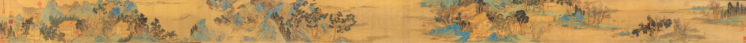 赤壁を描いた中国絵画（明代 文徵明）