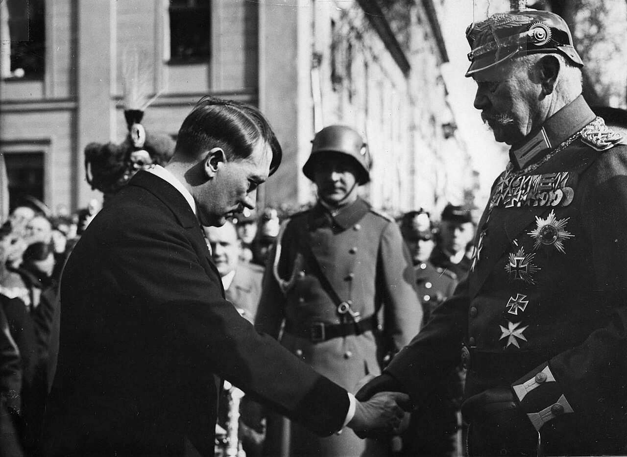 1933年 ポツダムの日 ヒンデンブルク大統領とヒトラー首相の握手