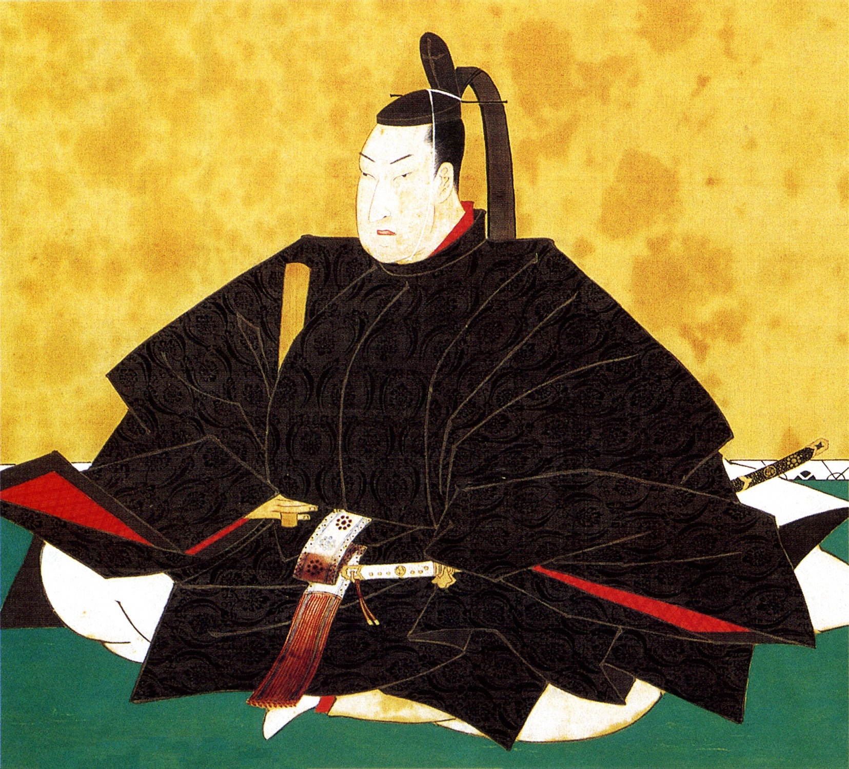 徳川綱吉の肖像画(土佐光起筆)