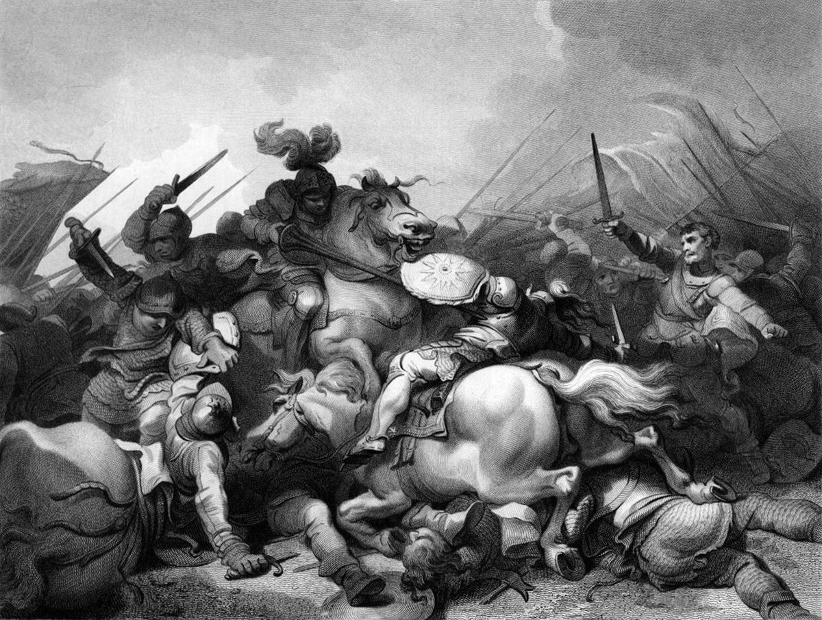 ボズワースの戦い(ド・ルーターバーグ画):薔薇戦争最後の決戦