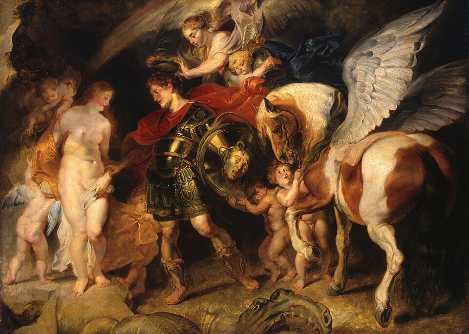 ペーテル・パウル・ルーベンス「ペルセウスとアンドロメダ」（1622年頃・エルミタージュ美術館蔵）