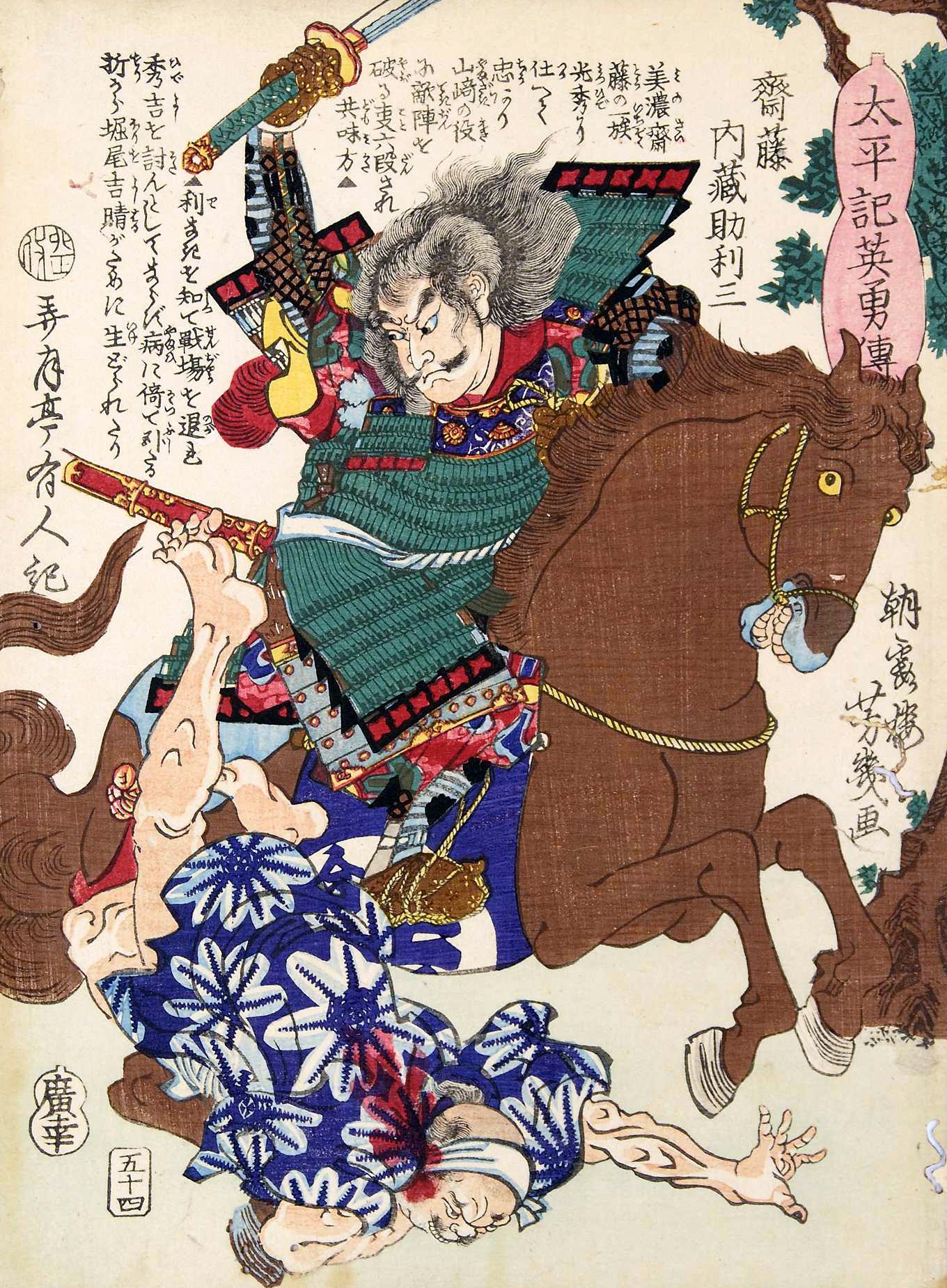 斎藤利三の肖像画